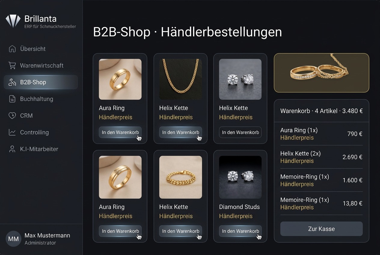 B2B-Shop — Brillanta Software